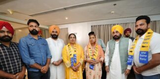 ਅਕਾਲੀ ਦਲ ਨੂੰ ਵੱਡਾ ਝਟਕਾ ! ਅਕਾਲੀ-ਭਾਜਪਾ ਗਠਜੋੜ ਤੋਂ ਚੋਣ ਲੜ ਚੁੱਕੇ ਬੀਬੀ ਦਲਬੀਰ ਕੌਰ ਆਪ ‘ਚ ਸ਼ਾਮਲ