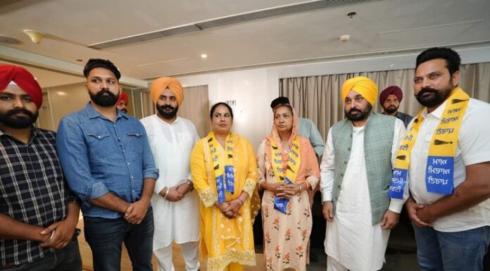 ਅਕਾਲੀ ਦਲ ਨੂੰ ਵੱਡਾ ਝਟਕਾ ! ਅਕਾਲੀ-ਭਾਜਪਾ ਗਠਜੋੜ ਤੋਂ ਚੋਣ ਲੜ ਚੁੱਕੇ ਬੀਬੀ ਦਲਬੀਰ ਕੌਰ ਆਪ ‘ਚ ਸ਼ਾਮਲ