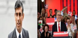UK Election : 14 ਸਾਲਾਂ ਬਾਅਦ ਹਾਰੀ ਰਿਸ਼ੀ ਸੁਨਕ ਦੀ ਪਾਰਟੀ, ਲੇਬਰ ਪਾਰਟੀ ਨੂੰ 392 ਸੀਟਾਂ ਨਾਲ ਮਿਲਿਆ ਬਹੁਮਤ