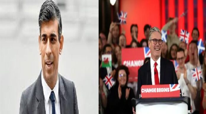 UK Election : 14 ਸਾਲਾਂ ਬਾਅਦ ਹਾਰੀ ਰਿਸ਼ੀ ਸੁਨਕ ਦੀ ਪਾਰਟੀ, ਲੇਬਰ ਪਾਰਟੀ ਨੂੰ 392 ਸੀਟਾਂ ਨਾਲ ਮਿਲਿਆ ਬਹੁਮਤ