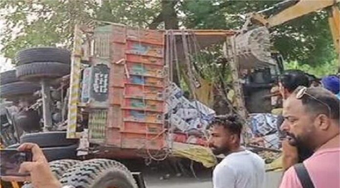 ਹੁਸ਼ਿਆਰਪੁਰ ‘ਚ ਵਾਪਰਿਆ ਭਿਆਨਕ ਹਾਦਸਾ, ਇਕ ਵਿਅਕਤੀ ਦੀ ਮੌਤ, ਹਾਈਵੇ ‘ਤੇ ਲੱਗ ਗਿਆ ਜਾਮ