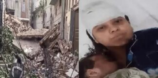 ਲੁਧਿਆਣਾ ‘ਚ ਡਿੱਗੀ 100 ਸਾਲ ਪੁਰਾਣੀ ਖਸਤਾ ਹਾਲਤ 5 ਮੰਜ਼ਿਲਾ ਇਮਾਰਤ, ਮਾਂ-ਬੱਚਾ ਜ਼ਖਮੀ