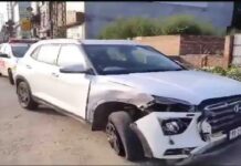 ਲੁਧਿਆਣਾ ‘ਚ 2 ਕਾਰਾਂ ਦੀ ਹੋਈ ਭਿਆਨਕ ਟੱਕਰ ‘ਚ 2 ਲੋਕ ਜ਼ਖਮੀ, ਕਾਰਾਂ ਦੇ ਉੱਡੇ ਪਰਖਚੇ