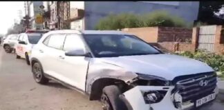 ਲੁਧਿਆਣਾ ‘ਚ 2 ਕਾਰਾਂ ਦੀ ਹੋਈ ਭਿਆਨਕ ਟੱਕਰ ‘ਚ 2 ਲੋਕ ਜ਼ਖਮੀ, ਕਾਰਾਂ ਦੇ ਉੱਡੇ ਪਰਖਚੇ