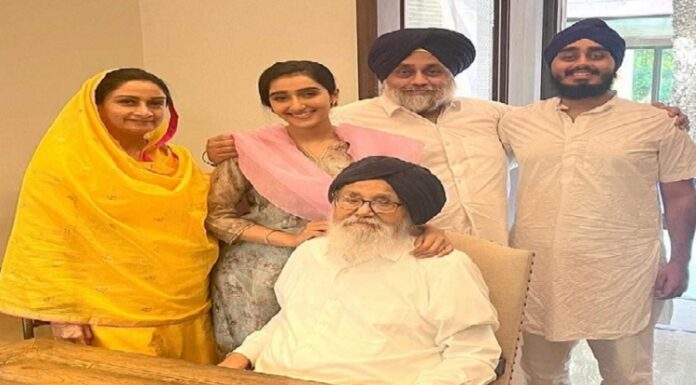 ਵੱਡੀ ਖਬਰ ! ਸੁਖਬੀਰ ਬਾਦਲ ਦੀ ਧੀ ਦਾ ਦੁਆਬੇ ਦੇ ਕਾਰੋਬਾਰੀ ਨਾਲ ਹੋਇਆ ਰਿਸ਼ਤਾ, ਅਗਲੇ ਸਾਲ ਫਰਵਰੀ ‘ਚ ਵਿਆਹ