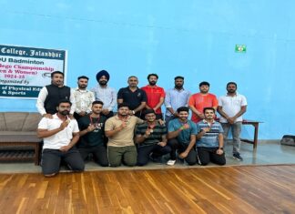 ਗੁਰੂ ਨਾਨਕ ਦੇਵ ਯੂਨੀਵਰਸਿਟੀ ਦੀ ਟੀਮ ਨੇ ਬੈਡਮਿੰਟਨ ‘ਚ ਜਿੱਤਿਆ ਕਾਂਸੀ ਦਾ ਤਗਮਾ