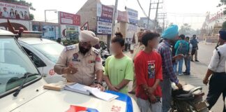 ਜਲੰਧਰ ਪੁਲਿਸ ਨੇ ਔਰਤਾਂ ਨਾਲ ਛੇੜਛਾੜ ਕਰਨ ਵਾਲਿਆਂ ਵਿਰੁੱਧ ਕੱਸਿਆ ਸ਼ਿਕੰਜਾ ; 80 ਵਾਹਨ ਕੀਤੇ ਜ਼ਬਤ, 284 ਚਲਾਨ ਜਾਰੀ