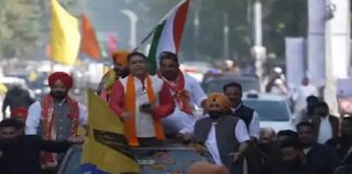 ਪੰਜਾਬ ਜ਼ਿਮਨੀ ਚੋਣਾਂ ‘ਚ ਜਿੱਤ ‘ਤੇ ਕੱਢੀ ‘ਆਪ’ ਦੀ ਸ਼ੁਕਰਾਨਾ ਯਾਤਰਾ ਦਾ ਲੁਧਿਆਣਾ ‘ਚ ਸ਼ਾਨਦਾਰ ਸਵਾਗਤ