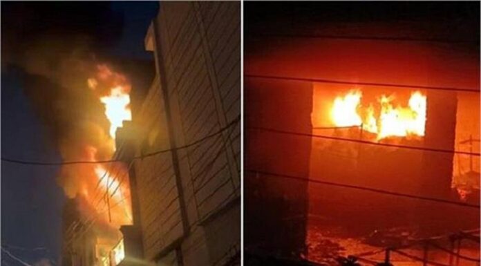 ਲੁਧਿਆਣਾ ‘ਚ 3 ਮੰਜ਼ਿਲਾ ਇਮਾਰਤ ਨੂੰ ਲੱਗੀ ਭਿਆਨਕ ਅੱਗ, ਲੋਕਾਂ ‘ਚ ਮੱਚੀ ਭਗਦੜ
