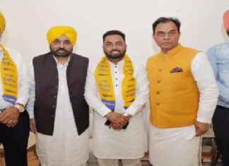 ਜ਼ਿਮਨੀ ਚੋਣਾਂ ਤੋਂ ਪਹਿਲਾਂ ਕਾਂਗਰਸ ਨੂੰ ਵੱਡਾ ਝਟਕਾ ! ਚੱਬੇਵਾਲ ਤੋਂ ਕਾਂਗਰਸ ਦੇ ਯੂਥ ਪ੍ਰਧਾਨ ਤੇ ਹਲਕਾ ਇੰਚਾਰਜ ‘ਆਪ’ ‘ਚ ਸ਼ਾਮਲ