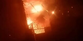 ਰਿਹਾਇਸ਼ੀ ਇਲਾਕੇ ‘ਚ ਬਣੀ ਸਪੋਰਟਸ ਫੈਕਟਰੀ ਨੂੰ ਲੱਗੀ ਭਿਆਨਕ ਅੱਗ, ਇਲਾਕੇ ‘ਚ ਮਚੀ ਹਫੜਾ-ਦਫੜੀ