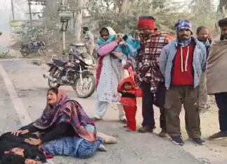 ਸੜਕ ਹਾਦਸੇ ‘ਚ ਨੌਜਵਾਨ ਦੀ ਦਰਦਨਾਕ ਮੌਤ, ਕਾਫੀ ਦੇਰ ਸੜਕ ‘ਤੇ ਪਈ ਰਹੀ ਲਾਸ਼