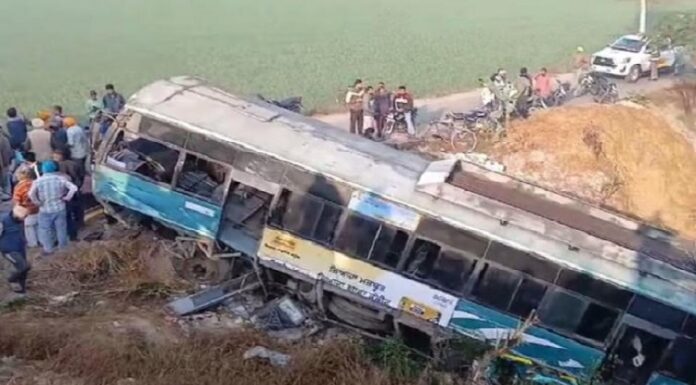 ਪੰਜਾਬ ਰੋਡਵੇਜ਼ ਦੀ ਬੱਸ ਨਾਲ ਵੱਡਾ ਹਾਦਸਾ, ਕਈ ਸਵਾਰੀਆਂ ਜ਼ਖਮੀ