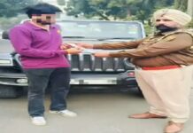 ਲੁਧਿਆਣਾ ਪੁਲਿਸ ਦਾ ਹੁਲੜਬਾਜ਼ਾਂ ‘ਤੇ ਐਕਸ਼ਨ ! ਓਪਨ ਥਾਰ ‘ਤੇ ਹੰਗਾਮਾ ਕਰਨ ਮਾਲਕ ਨੂੰ ਲੱਭ ਕੀਤਾ ਮੋਟਾ ਚਲਾਨ