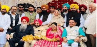 ਮੰਤਰੀ ਗੁਰਮੀਤ ਖੁੱਡੀਆਂ ਦੇ ਬੇਟੇ ਦਾ ਹੋਇਆ ਵਿਆਹ, CM ਮਾਨ ਸਮੇਤ ਕਈ ਕੈਬਨਿਟ ਮੰਤਰੀ ਪਹੁੰਚੇ