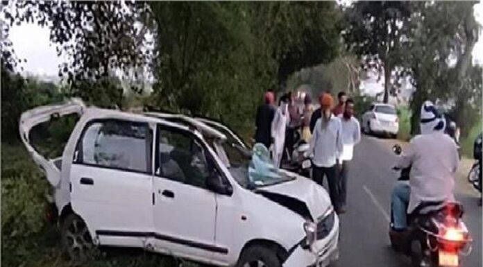 ਕਾਰ ਸਵਾਰ ਮਾਂ-ਪੁੱਤ ਨਾਲ ਵਾਪਰਿਆ ਵੱਡਾ ਹਾਦਸਾ ! ਬੇਕਾਬੂ ਹੋ ਕੇ ਕਾਰ ਦਰੱਖਤ ਨਾਲ ਟਕਰਾਈ, ਮਾਂ ਦੀ ਮੌਤ