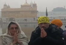 ਬਾਲੀਵੁੱਡ ਅਦਾਕਾਰ ਸੁਨੀਲ ਸ਼ੈਟੀ ਆਪਣੇ ਪਤਨੀ ਨਾਲ ਸ੍ਰੀ ਹਰਿਮੰਦਰ ਸਾਹਿਬ ਹੋਏ ਨਤਮਸਤਕ, ਨਵੇਂ ਸਾਲ ‘ਤੇ ਲਿਆ ਗੁਰੂ ਸਾਹਿਬ ਦਾ ਆਸ਼ੀਰਵਾਦ