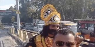 ਅੰਮ੍ਰਿਤਸਰ ਦੀਆਂ ਸੜਕਾਂ ‘ਤੇ ਉਤਰੇ ਯਮਰਾਜ, ਟ੍ਰੈਫਿਕ ਨਿਯਮਾਂ ਦੀਆਂ ਪਾਲਣਾ ਨਾ ਕਰਨ ਵਾਲਿਆਂ ਪਾਇਆ ਘੇਰਾ
