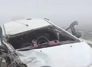 ਸੰਘਣੀ ਧੁੰਦ ਕਾਰਨ ਕਾਰ ਤੇ ਟਰੱਕ ਦੀ ਭਿਆਨਕ ਟੱਕਰ, ਕਾਰ ਸਵਾਰ 5 ਜਣੇ ਜ਼ਖਮੀ