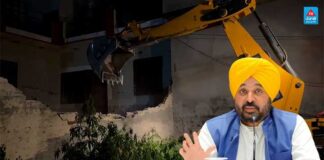 ਨਸ਼ੇ ਖਿਲਾਫ ਮਾਨ ਸਰਕਾਰ ਬੁਲਡੋਜ਼ਰ ਐਕਸ਼ਨ, ਲੁਧਿਆਣਾ ‘ਚ ਨਸ਼ਾ ਤਸਕਰ ਦਾ ਘਰ ਬੁਲਡੋਜ਼ਰ ਨਾਲ ਤੋੜ੍ਹਿਆ