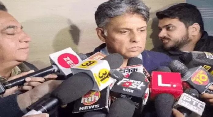 ਭਾਰਤੀਆਂ ਨੂੰ ਡਿਪੋਰਟ ਕਰਨ ਦੇ ਮੁੱਦੇ ਨੂੰ ਲੈ ਕੇ ਕਾਂਗਰਸੀ MP ਮਨੀਸ਼ ਤਿਵਾੜੀ ਨੇ ਕੇਂਦਰ ਨੂੰ ਘੇਰਿਆ, ਕਿਹਾ- ਵਿਦੇਸ਼ ਮੰਤਰੀ ਦਾ ਬਿਆਨ ਟਰੰਪ ਸਰਕਾਰ ਦੇ ਬੁਲਾਰੇ ਵਰਗਾ