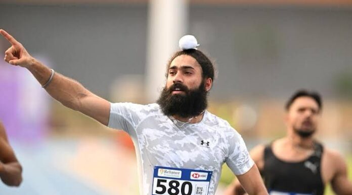 ਜਲੰਧਰ ਦਾ ਗੁਰਿੰਦਰਵੀਰ ਸਿੰਘ ਚਮਕਿਆ ; 100 ਮੀਟਰ ਫਰਾਟਾ ਦੌੜ ‘ਚ 10.20 ਸਕਿੰਟ ਦੇ ਸਮੇਂ ਨਾਲ ਬਣਾਇਆ ਨਵਾਂ ਰਿਕਾਰਡ