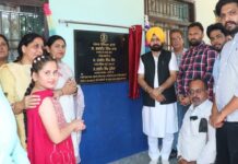 ਕੈਬਨਿਟ ਮੰਤਰੀ ਹਰਦੀਪ ਸਿੰਘ ਮੁੰਡੀਆਂ ਨੇ ਛੇ ਸਰਕਾਰੀ ਸਕੂਲਾਂ ਵਿੱਚ 57.63 ਲੱਖ ਰੁਪਏ ਦੇ ਬੁਨਿਆਦੀ ਢਾਂਚਾ ਵਿਕਾਸ ਪ੍ਰੋਜੈਕਟ ਲੋਕਾਂ ਨੂੰ ਸਮਰਪਿਤ ਕੀਤੇ