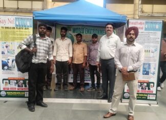 ਪੰਜਾਬ ਪ੍ਰਦੂਸ਼ਣ ਕੰਟਰੋਲ ਬੋਰਡ ਨੇ ਪਲਾਸਟਿਕ ਦੇ ਮਾੜੇ ਪ੍ਰਭਾਵਾਂ ਤੋਂ ਜਾਣੂ ਕਰਵਾਉਣ ਲਈ ਬੱਸ ਅੱਡੇ ’ਤੇ ਚਲਾਈ ਜਾਗਰੂਕਤਾ ਮੁਹਿੰਮ