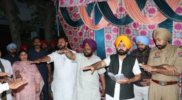 ਕੈਬਨਿਟ ਮੰਤਰੀ ਹਰਦੀਪ ਸਿੰਘ ਮੁੰਡੀਆਂ ਨੇ ਨਸ਼ਾ ਮੁਕਤੀ ਯਾਤਰਾ ਦੀ ਅਗਵਾਈ ਕੀਤੀ, ਨਸ਼ਿਆਂ ਦੇ ਖਾਤਮੇ ਦਾ ਪ੍ਰਣ ਦਿਵਾਇਆ