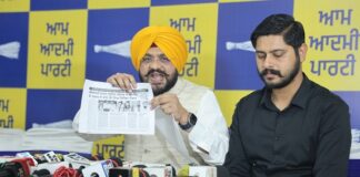 ਹਮਦਰਦੀ ਲੈਣ ਲਈ ਖ਼ੁਦ ਨੂੰ ਵਿਜੀਲੈਂਸ ਨੋਟਿਸ ਭਿਜਵਾਉਣ ਦੀ ਭਾਰਤ ਭੂਸ਼ਣ ਆਸ਼ੂ ਦੀ ਚਾਲ ਹੋਈ ਨਾਕਾਮ: ਤਰੁਣਪ੍ਰੀਤ ਸੌਂਧ