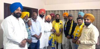 ਕਾਂਗਰਸ ਦੇ ਸਾਬਕਾ ਸੂਬਾ ਜਨਰਲ ਸਕੱਤਰ ਜਸਬੀਰ ਲਵਣ ਸਾਥੀਆਂ ਸਮੇਤ ‘ਆਪ’ ਵਿੱਚ ਸ਼ਾਮਲ