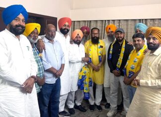ਕਾਂਗਰਸ ਦੇ ਸਾਬਕਾ ਸੂਬਾ ਜਨਰਲ ਸਕੱਤਰ ਜਸਬੀਰ ਲਵਣ ਸਾਥੀਆਂ ਸਮੇਤ ‘ਆਪ’ ਵਿੱਚ ਸ਼ਾਮਲ