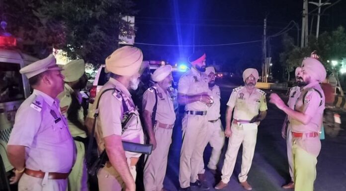 ਕਮਿਸ਼ਨਰੇਟ ਪੁਲਿਸ ਵੱਲੋਂ 46 ਨਾਕਿਆਂ ਅਤੇ 23 ਪੁਲਿਸ ਗਸ਼ਤ ਟੀਮਾਂ ਨਾਲ ਰਾਤ ਸਮੇਂ ਕੀਤੀ ਜਾ ਰਹੀ ਸ਼ਹਿਰ ਦੀ ਸੁਰੱਖਿਆ : ਪੁਲਿਸ ਕਮਿਸ਼ਨਰ ਧਨਪ੍ਰੀਤ ਕੌਰ