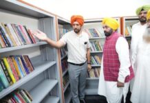 ਮੁੱਖ ਮੰਤਰੀ ਦਾ ਮਿਸ਼ਨ ਗਿਆਨ ਜਾਰੀ; ਪੰਜਾਬ ਵਾਸੀਆਂ ਨੂੰ ਨਵੀਂ ਲਾਇਬ੍ਰੇਰੀ ਸਮਰਪਿਤ * ਜਨਤਕ ਲਾਇਬ੍ਰੇਰੀਆਂ ਗਿਆਨ ਦੇ ਕੇਂਦਰ ਵਜੋਂ ਕੰਮ ਕਰ ਰਹੀਆਂ ਹਨ