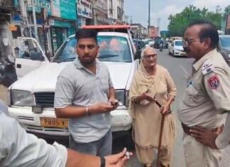 ਅੰਮ੍ਰਿਤਸਰ – ਕ੍ਰਿਸਟਲ ਚੌਂਕ ‘ਚ ਅੱਜ ਇਕ ਹਾਈ ਵੋਲਟੇਜ ਡਰਾਮਾ ਦੇਖਣ ਨੂੰ ਮਿਲਿਆ।