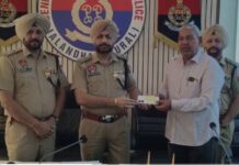 ਜਲੰਧਰ ਦੇਹਾਤ ਪੁਲਿਸ ਵੱਲੋਂ ਗੁੰਮ ਹੋਏ 78 ਮੋਬਾਈਲ ਫੋਨ ਬਰਾਮਦ ਕਰ ਕੇ ਵਾਰਿਸਾਂ ਨੂੰ ਸੌਂਪੇ