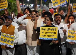 ਪੰਜਾਬ ਦੀ ਵਿਰਾਸਤ ‘ਤੇ ਭਾਜਪਾ ਦਾ ਹਮਲਾ! AAP ਸਾਂਸਦ ਬੋਲੇ- ਯੂਨੀਵਰਸਿਟੀ ਦੀ ਸੈਨੇਟ ਨੂੰ ਇਹ ਨੋਟੀਫਿਕੇਸ਼ਨ ਭੰਗ ਨਹੀਂ ਕਰ ਸਕਦਾ, “ਪੰਜਾਬ ਨਹੀਂ ਦੱਬੇਗਾ”