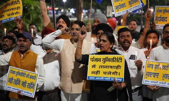 ਪੰਜਾਬ ਦੀ ਵਿਰਾਸਤ ‘ਤੇ ਭਾਜਪਾ ਦਾ ਹਮਲਾ! AAP ਸਾਂਸਦ ਬੋਲੇ- ਯੂਨੀਵਰਸਿਟੀ ਦੀ ਸੈਨੇਟ ਨੂੰ ਇਹ ਨੋਟੀਫਿਕੇਸ਼ਨ ਭੰਗ ਨਹੀਂ ਕਰ ਸਕਦਾ, “ਪੰਜਾਬ ਨਹੀਂ ਦੱਬੇਗਾ”