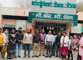 ਸਿਵਲ ਸਰਜਨ ਵੱਲੋਂ ਸੀ.ਐਚ.ਸੀ ਬੇਗੋਵਾਲ ਦਾ ਅਚਨਚੇਤ ਦੌਰਾ