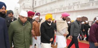ਸ੍ਰੀ ਅਕਾਲ ਤਖ਼ਤ ਸਾਹਿਬ ਅੱਗੇ ਨਿਮਾਣੇ ਸਿੱਖ ਵਜੋਂ ਪੇਸ਼ ਹੋਏ ਮੁੱਖ ਮੰਤਰੀ ਮਾਨ