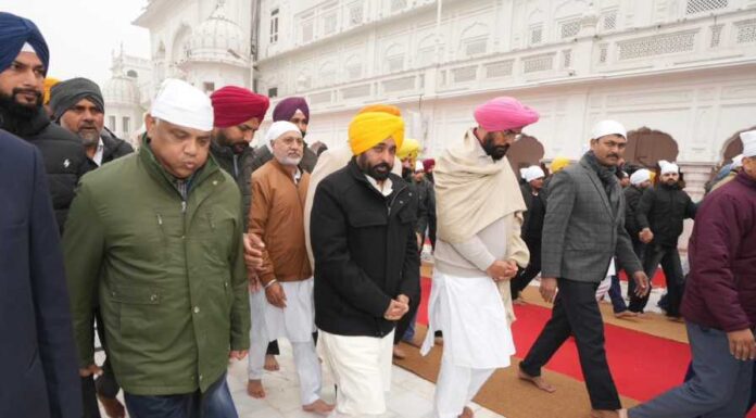 ਸ੍ਰੀ ਅਕਾਲ ਤਖ਼ਤ ਸਾਹਿਬ ਅੱਗੇ ਨਿਮਾਣੇ ਸਿੱਖ ਵਜੋਂ ਪੇਸ਼ ਹੋਏ ਮੁੱਖ ਮੰਤਰੀ ਮਾਨ