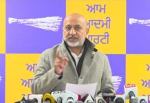 ਗੈਂਗਸਟਰਾਂ ਵਿਰੁੱਧ ਮਾਨ ਸਰਕਾਰ ਦੀ ਜ਼ੀਰੋ ਟੋਲਰੈਂਸ, ਕਾਨੂੰਨ ਹੱਥ ਵਿੱਚ ਲੈਣ ਵਾਲਿਆਂ ਵਿਰੁੱਧ ਹੋਵੇਗੀ ਫੈਸਲਾਕੁੰਨ ਕਾਰਵਾਈ: ਆਪ