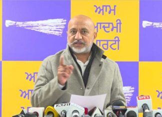 ਗੈਂਗਸਟਰਾਂ ਵਿਰੁੱਧ ਮਾਨ ਸਰਕਾਰ ਦੀ ਜ਼ੀਰੋ ਟੋਲਰੈਂਸ, ਕਾਨੂੰਨ ਹੱਥ ਵਿੱਚ ਲੈਣ ਵਾਲਿਆਂ ਵਿਰੁੱਧ ਹੋਵੇਗੀ ਫੈਸਲਾਕੁੰਨ ਕਾਰਵਾਈ: ਆਪ