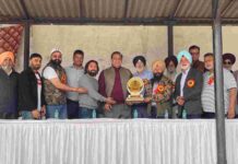 ਪਿੰਡ ਬੜਿੰਗ ਵਿੱਚ ਸ਼ਹੀਦ ਜਥੇਦਾਰ ਸ. ਕਿਸ਼ਨ ਸਿੰਘ ਗੜਗੱਜ ਨੂੰ ਸਮਰਪਿਤ ਤਿੰਨ ਦਿਨਾਂ ਹਾਕੀ ਟੂਰਨਾਮੈਂਟ ਦੀ ਸ਼ੁਰੂਆਤ