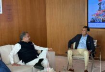 ਪੰਜਾਬ ਦੇ ਉਦਯੋਗ ਮੰਤਰੀ ਸੰਜੀਵ ਅਰੋੜਾ ਦੀ ਉਦਯੋਗਪਤੀ ਸੱਜਣ ਜਿੰਦਲ ਨਾਲ ਮੁਲਾਕਾਤ; ਰਾਜਪੁਰਾ ਵਿੱਚ ਇਸਪਾਤ ਖੇਤਰ ਵਿੱਚ ₹1,500 ਕਰੋੜ ਨਿਵੇਸ਼ ਦਾ ਐਲਾਨ