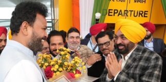 ਮੁੱਖ ਮੰਤਰੀ ਭਗਵੰਤ ਸਿੰਘ ਮਾਨ ਵੱਲੋਂ ਪ੍ਰਧਾਨ ਮੰਤਰੀ ਨੂੰ ਹਲਵਾਰਾ ਹਵਾਈ ਅੱਡੇ ਦਾ ਨਾਂ ਸ਼ਹੀਦ ਕਰਤਾਰ ਸਿੰਘ ਸਰਾਭਾ ਦੇ ਨਾਂ ‘ਤੇ ਰੱਖਣ ਦੀ ਅਪੀਲ