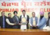 ਮੇਅਰ ਵਿਨੀਤ ਧੀਰ ਵੱਲੋਂ ਪੰਜਾਬ ਪ੍ਰੈਸ ਕਲੱਬ ਦਾ ਦੌਰਾ