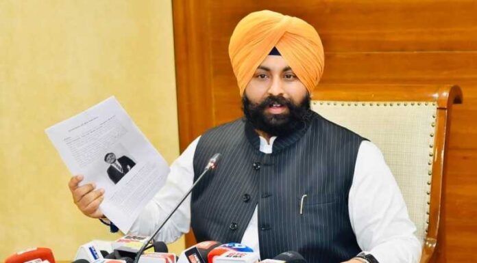 ਭਗਵੰਤ ਮਾਨ ਸਰਕਾਰ ਦੀ ਸਿੱਖਿਆ ਕ੍ਰਾਂਤੀ ਦੇ ਇਤਿਹਾਸਕ ਨਤੀਜੇ ਸਾਹਮਣੇ ਆਉਣ ਲੱਗੇ, ਸਰਕਾਰੀ ਸਕੂਲਾਂ ਦੇ 305 ਵਿਦਿਆਰਥੀ ਨੇ ਪਾਸ ਕੀਤਾ ਜੇ.ਈ.ਈ. ਮੇਨਜ਼ : ਹਰਜੋਤ ਸਿੰਘ ਬੈਂਸ