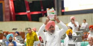 ਮਹਿਲਾਵਾਂ ਵਿਰੁੱਧ ਅਪਮਾਨਜਨਕ ਟਿੱਪਣੀਆਂ ਅਤੇ ਭੱਦੀ ਸ਼ਬਦਾਵਲੀ ਬਿਲਕੁਲ ਵੀ ਬਰਦਾਸ਼ਤ ਯੋਗ ਨਹੀਂ; ਕਾਂਗਰਸੀ ਵਿਧਾਇਕ ਸੁਖਪਾਲ ਸਿੰਘ ਖਹਿਰਾ ਤੁਰੰਤ ਮੁਆਫ਼ੀ ਮੰਗਣ: ਹਰਪਾਲ ਸਿੰਘ ਚੀਮਾ