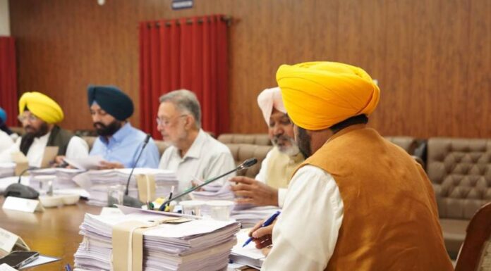 ਮੁੱਖ ਮੰਤਰੀ ਭਗਵੰਤ ਸਿੰਘ ਮਾਨ ਦੀ ਅਗਵਾਈ ਵਿੱਚ ਵਜ਼ਾਰਤ ਵੱਲੋਂ ਸ੍ਰੀ ਅਨੰਦਪੁਰ ਸਾਹਿਬ ਵਿਖੇ ਵਿਸ਼ਵ ਪੱਧਰੀ ‘ਸ੍ਰੀ ਗੁਰੂ ਤੇਗ਼ ਬਹਾਦਰ ਯੂਨੀਵਰਸਿਟੀ’ ਨੂੰ ਮਨਜ਼ੂਰੀ